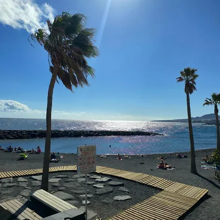 公寓 Paradise Caletillas Beachfront Duplex With Pool & Parking 坎德拉里亚